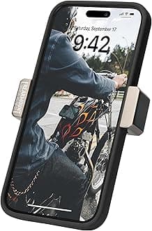 FREAKMOUNTMagnetic Motorcycle Phone Mount - Compatible with Harley Davidson - Premium Billet Aluminum Holder for Gas Tank, High-Speed Magnet Accessories - Fits Most Phones, Carbon Grey