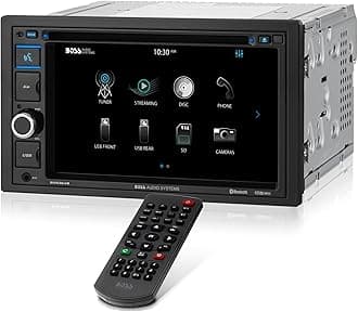 BOSS Audio Systems BV9364B Double Din, 6.2 Inch Digital LCD Monitor, Touchscreen, DVD/CD/MP3/USB/SD AM/FM, Bluetooth, Wireless Remote