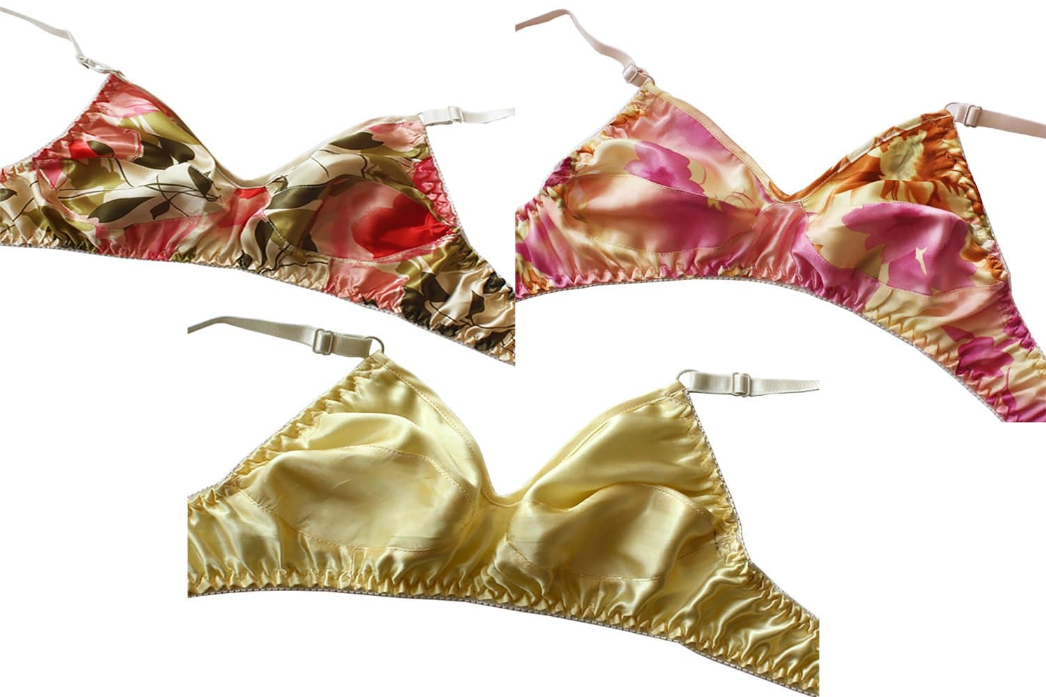 Sexy 100% Mulberry Silk Bra