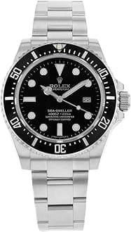 Seadweller Black Dial Stainless Steel Mens Watch 116600BKSO