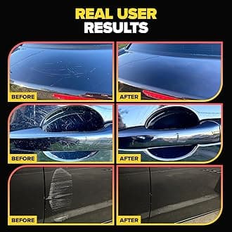 Carfidant Scratch and Swirl Remover - Car Scratch Remover for Vehicles Paint - Polishing Compound for Cars with Pad and Towel - Cutting and Buffing Compound for Paint Restorer