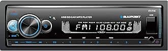 Irvine70 Multimedia Car Stereo - Single DIN LCD Display with Bluetooth Streaming, Hands-Free Calling, MP3/USB Front Aux, AM/FM Receiver - Detachable Faceplate