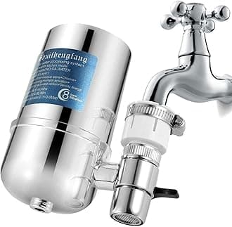 Faucet Water Filter 8 Layer Purification Remove Heavy Metals,Fluoride, Suitable for Most Taps,Kitchen Faucet Water Purifier