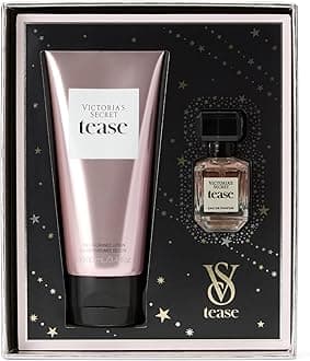 Victoria's Secret Tease Mini Fragrance Duo Gift Set, Mini Eau de Parfum & Travel Lotion, Gift Set for Women