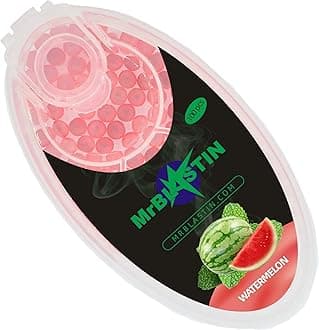 100 Mint Watermelon Crushballs for Filter Insertion, 16 Flavours to Choose Available, Menthol Mint Crush balls, Flavoured Capsules. Click on inserts beads (Mint Watermelon)