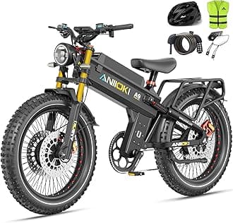 ANIIOKI A9 PRO MAX 6000W Dual Motor Electric Bike for Adults｜60V 70/80Ah High-Capacity Battery｜45MPH Long Range Electric Bike｜Premium Adult Ebikes with Powerful Performance