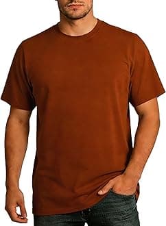 Men's Athletic T Shirts Crew Neck Breathable Quick-Dry Short Sleeve Workout T Shirt for Gym Running Fitness 1&2&5 Pack