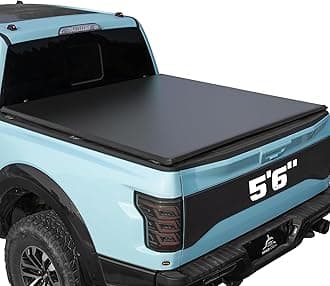 Truck Bed Tonneau Cover Compatible with Ford F150 F-150 2015-2026 5.5 ft Short Box, Soft Roll Up Style