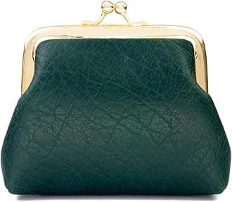 Kiss Lock Coin Purse for Women, Large Capacity