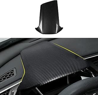 Car Dashboard Instrument Protective Cover Decals for 2016-2021 Honda Civic 10th Gen Accessories ABS Carbon Fiber Stickers