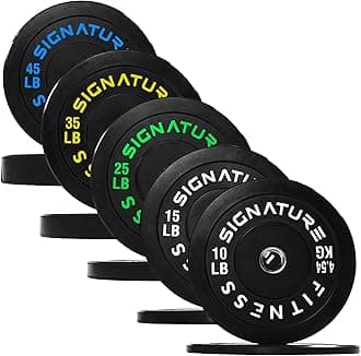 Fitvids Olympic Bumper Plates Set, 2" Weight Plates for Strength Training & Weightlifting, Paris or Set or Set with Barbell, Multiple Options