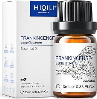 HIQILI Frankincense Essential Oil,Pure Natural Organic Therapeutic Grade for Skin, Roll On,Soap ,Candle Making-10ml