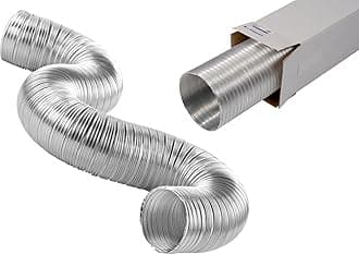 Aluminium Semi Rigid Flexible Duct Cooker Hood Kitchen Extractor Fans 4 5 6 inch (6 inch 380mm)