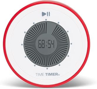 Time Timer TWIST, A Visual Countdown 90 Minute Digital Timer for Classrooms, Kitchens, Kids and Adults Office and Homeschooling Tool; Magnetic and Portable Time Management