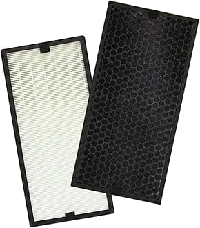 PUREBURG Replacement Filter Kit Compatible with Rowenta Intense Pure AIR XL Air Piurifiers PU60XX Series PU6010 PU6015 PU6020 PU6025 PU6040 PU6045 Part # XD6077U0 XD6061 XD6066