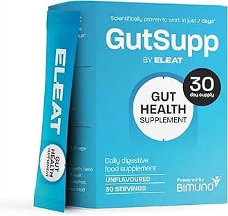 GutSupp Prebiotic Fibre Supplement for Gut Health (Formerly Bimuno) | High-Fibre Tasteless Soluble Powder | Supports Digestive Function | Suitable for Women & Men | 30-Day Supply