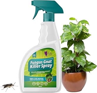 Fungus Gnat Killer Spray 500ml | Organic Protection Against Sciarid Flies | Effective for Houseplants, Seedlings | Safe for Indoor & Outdoor Use | Targets Adults & Larvae | Eco-Friendly Formula