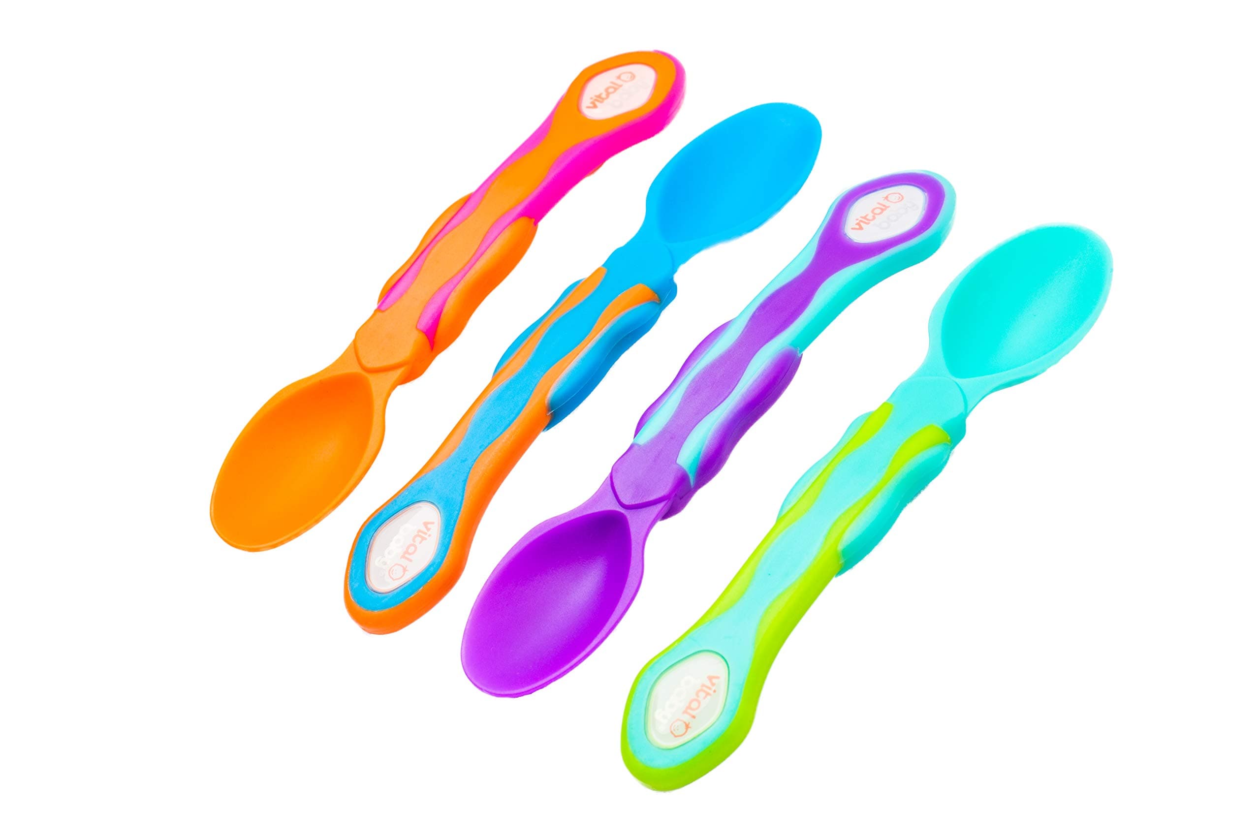 Vital Baby Feeding Spoons, 4 Pack