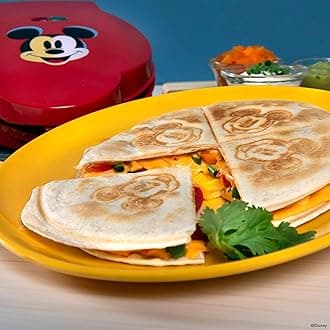 Uncanny Brands Disney Mickey Mouse Quesadilla Maker -Small Kitchen Appliance