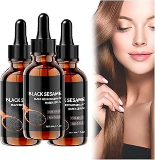 Black Sesame Rosemary Water Spray,Black Rice & Rosemary Water Spray,Black Sesame Hair Serum,Black Sesame Oil for Hair rosemary water spray for hair growth,Black Sesame Seed Oil for Hair (3PC)