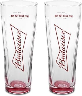 Boelter Brands Budweiser Signature 2-Pack Pint Set, 16oz