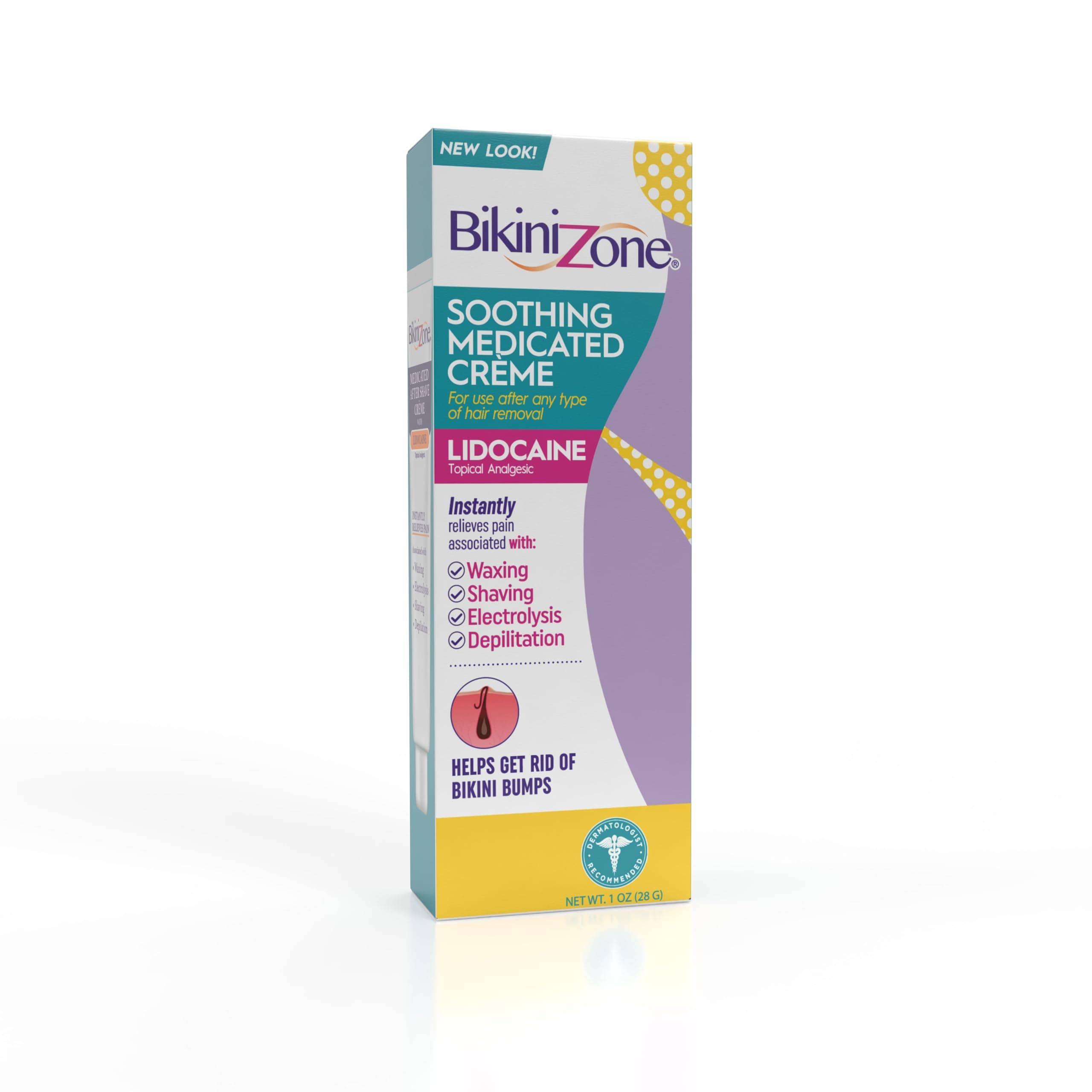 Bikini Zone Medicated Creme For Bikini Area, 2 oz.