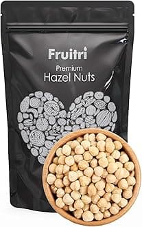 Fruitri Premium Crunchy Turkish Hazelnut Nuts - 100g, Raw Hazel Nuts for Snacking & Baking, Jumbo Size, Healthy Nuts Packed with Nutrients, Raw & Dehulled For Making Chocolate Spread, Dry Fruits