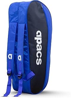 Badminton Kitbag Pro | Two Compartments | Soft Padded Straps | Durable Polyester Badminton Kitbag (Blue)