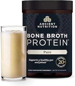 Bone Broth Protein, Pure, 15.7 Oz (446 G)