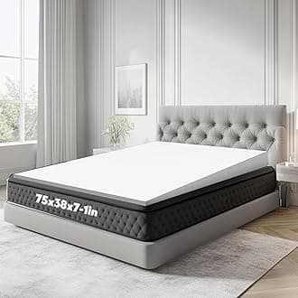 Mattress Wedge, 7 Inch Size Twin Incline Wedge for Acid Reflux Gerd, Neck and Back Pain, Snoring, Adjustable Elevator Under Mattress Topper Support for Bedroom