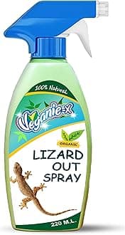Lizard Repellent Spray 220ml | 100% Herbal, Natural, Chemical-Free anti lizard spray | Upto 45 Days Protection from Lizards | Fresh Scent