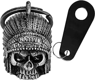 Dream Apparel Motorcycle Bell for Biker Rider Men Women Angel Bell with Bell Hanger, Ride Riding Bell Motorcycle Accessories