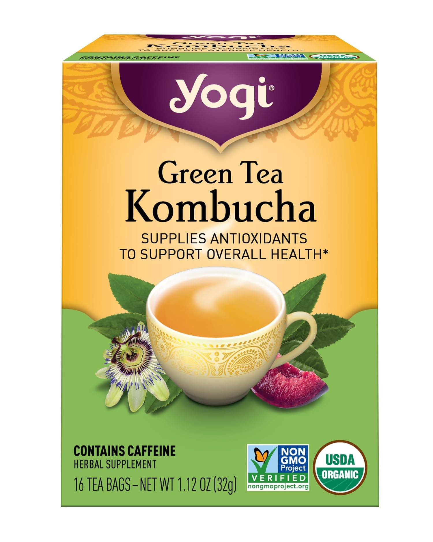 Yogi Kombucha Green Tea (16 ea)
