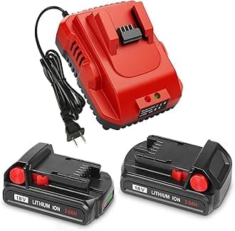 3.0Ah 18V 2/pk Replacement for Milwaukee M-18 Battery with Charger