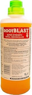 Rootblast | Super Strength Concentrated Total Weed Killer - Glyphosate for Effective Weed Control - Kills Weeds down to the their roots (1 x 1L), Packaging May Vary