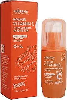 YUDERMA Renewcell Vitamin C + Hyaluronic Acid Serum, 40 Ml