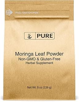 PURE ORIGINAL INGREDIENTS Moringa (8oz) Moringa Oleifera Leaf Extract, Natural Herbal Supplement