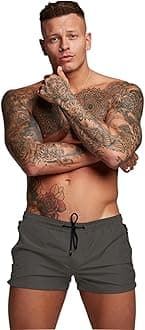 Men’s Swim Trunks Quick Dry Swim Shorts Board Shorts with Triangle Mesh Lining