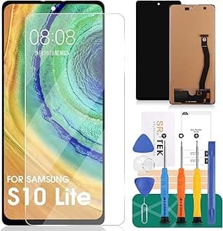 TFT for Samsung S10 Lite Screen Replacement for Samsung S10 Lite G770 LCD Digitizer Repair for Samsung Galaxy S10 Lite Display Touch Screen Assembly Replacement (Without Fingerprint Function)