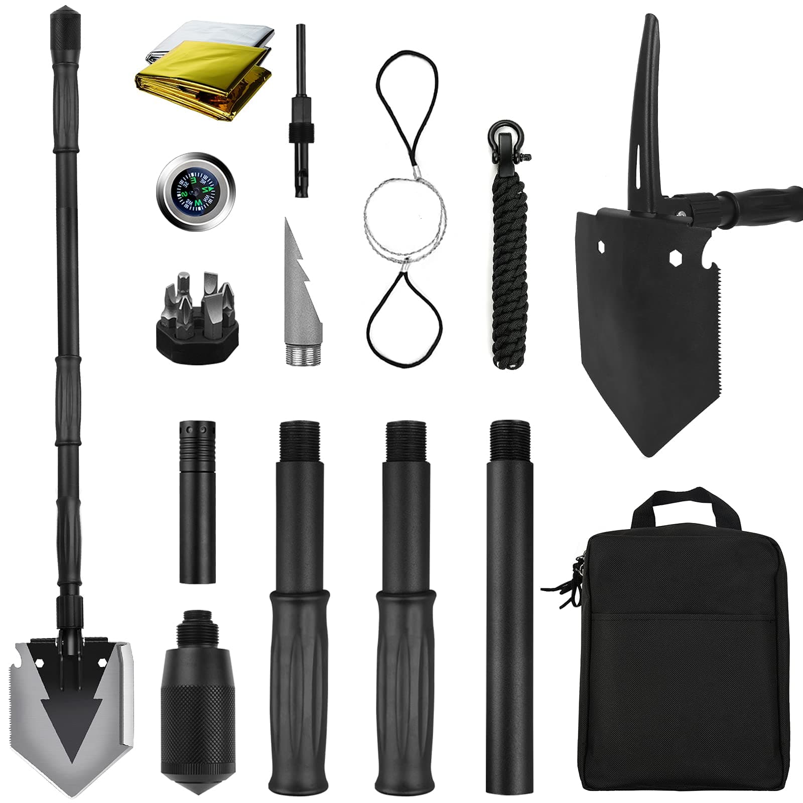 38" Camping Shovel Set