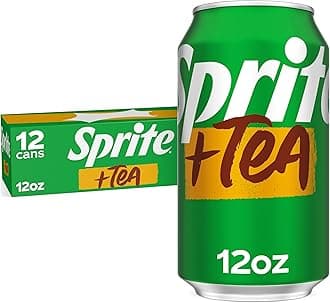 Sprite + Tea, Lemon-Lime and Tea Flavored Soda , 12 fl oz, 12 pack