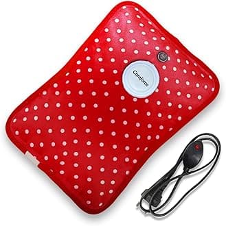Careforce - The Force Behind Your Health Electric Hot Bag Electric Hot Water Bag Small Hot Pack Warm Water Bag Heat Bag Heating Bag - Polka Dotted Red