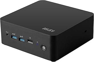 MSI Cubi NUC 1M Intel Core 3 100U Desktop PC, NUC, SFF, Mini Computer, HTPC, (8GB RAM, 512GB Storage, Windows 11 PRO), Intel Graphics/DDR5/Dual ThunderBolt 4/Dual HDMI/Dual LAN/WiFi 6E/BT 5.3/VESA