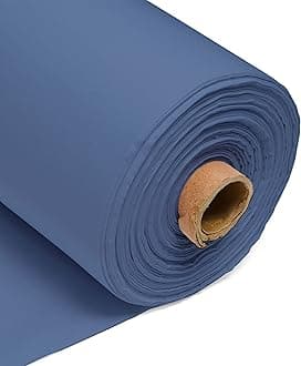 Cadet Blue 100% Cotton Plain Fabric – 60 Inch 150cm Wide 150GSM Material - Sewing, Dressmaking, Quilting, Curtain Linings, Pillowcases & Totes by Discount Fabrics LTD - 25Metre