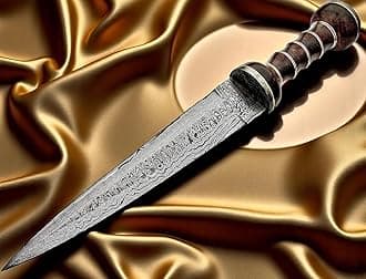 Poshland RAM-22 Custom Handmade Damascus Steel- Classic Piece Of ART (RAM-22)