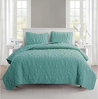VCNY Home Shore Quilt Set Full/Queen Blue