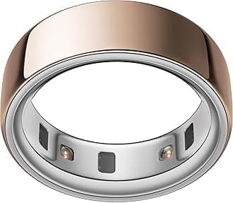 Oura Ring Generation 4 Smart Ring - Rose Gold - Size 15 | Fits iPhone/Android | FIRST SIZE CHECK: Includes Exclusive Size Kit | Sleep Heart Rate & Fitness | Up to 8 Days Battery Life