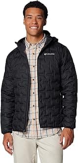Columbia Men's Delta Ridge Down Hooded Jacket Hooded Puffer Down Jacket (pack of 1)