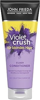 John Frieda Sheer Blonde Violet Crush Tone Correction Purple Conditioner for Blonde Hair, 250 ml