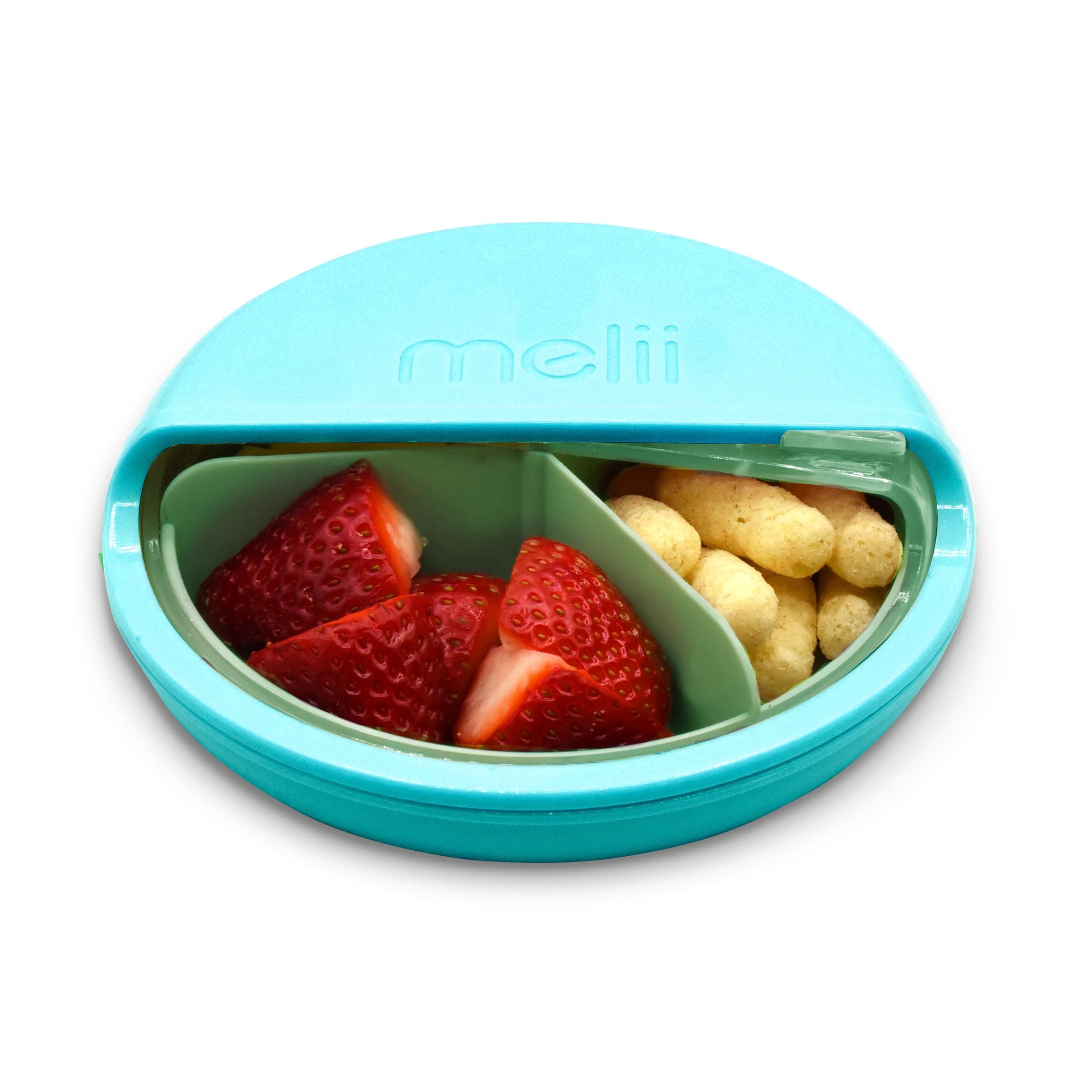 melii Spin Snack Container - BPA-Free, Dishwasher Safe Snack Container for On...